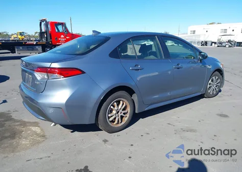 2021 Toyota Corolla Hybrid Le from USA, damaged, VIN JTDEAMDE5MJ003590